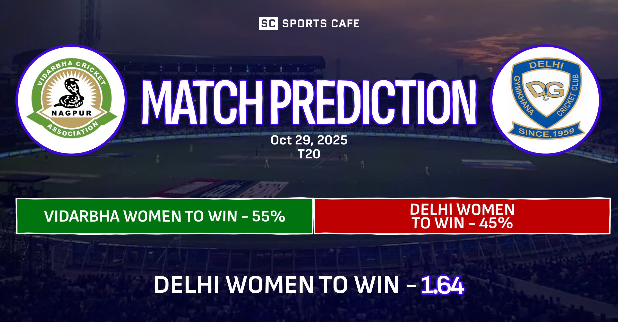 Vidarbha Women vs Delhi Women